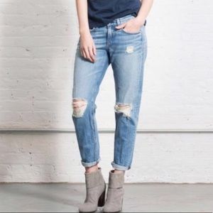 Rag & Bone - Boyfriend Jeans in Moss